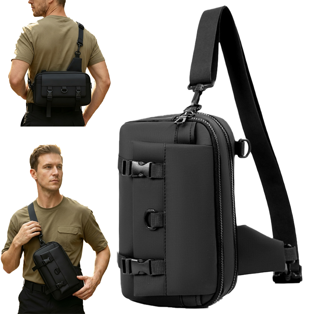 Edc Concealed Carry Sling Bag - Bolsa Tática para Pistola, Bolsa de