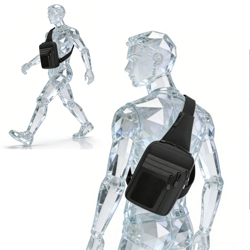 Edc Concealed Carry Sling Bag - Bolsa Tática para Pistola, Coldre de