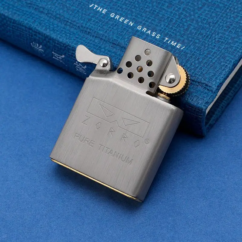 Lighter Insert Zippo - Isqueiro de Titânio Puro de Segunda