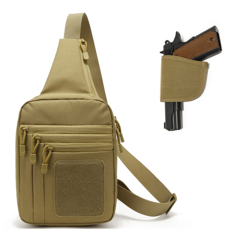 Edc Concealed Carry Backpack - Saco de peito oculto tático, Gun