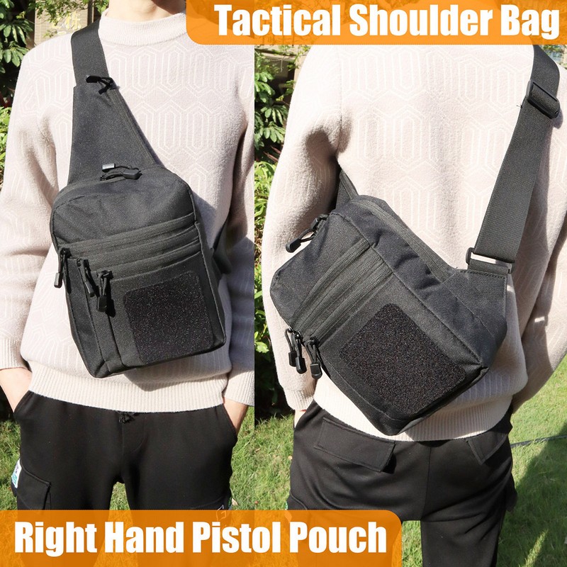 Edc Concealed Carry Backpack - Novo saco de peito tático coldre
