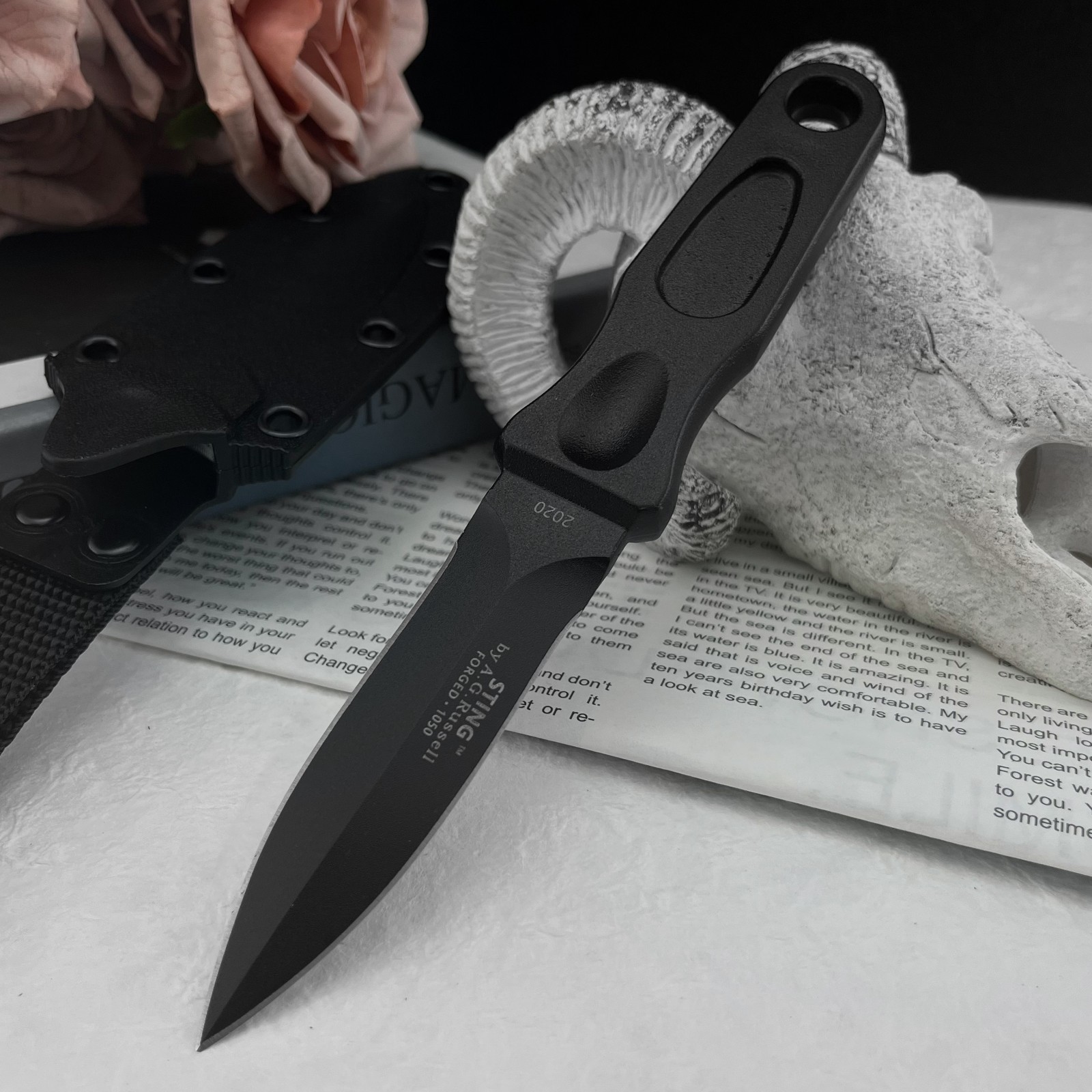 Everyday Carry (Edc) Knife - Faca de Lâmina Fixa Multifuncional em
