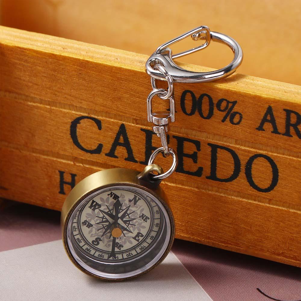 Ferramentas de Navegação em Co - Compass Keychain Mini avaliação e preço