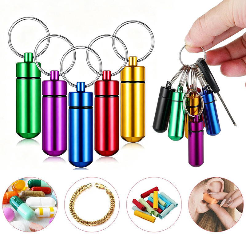 1/5PCS Mini Porta-Pílulas de A - Edc Pill Carry avaliação e preço