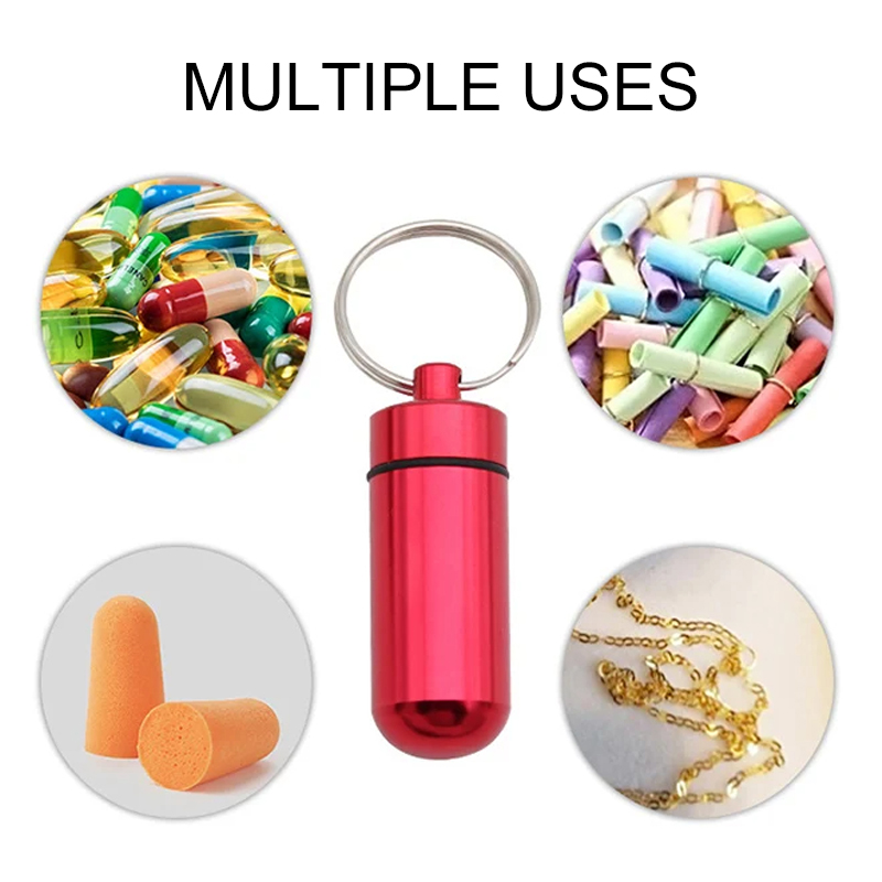 1/5PCS Mini Porta-Pílulas de A - Edc Pill Carry avaliação e preço