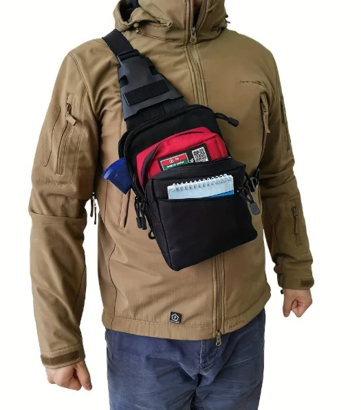 Bolsa Tática de Transporte Ocu - Edc Concealed Carry Sling Bag avaliação e preço