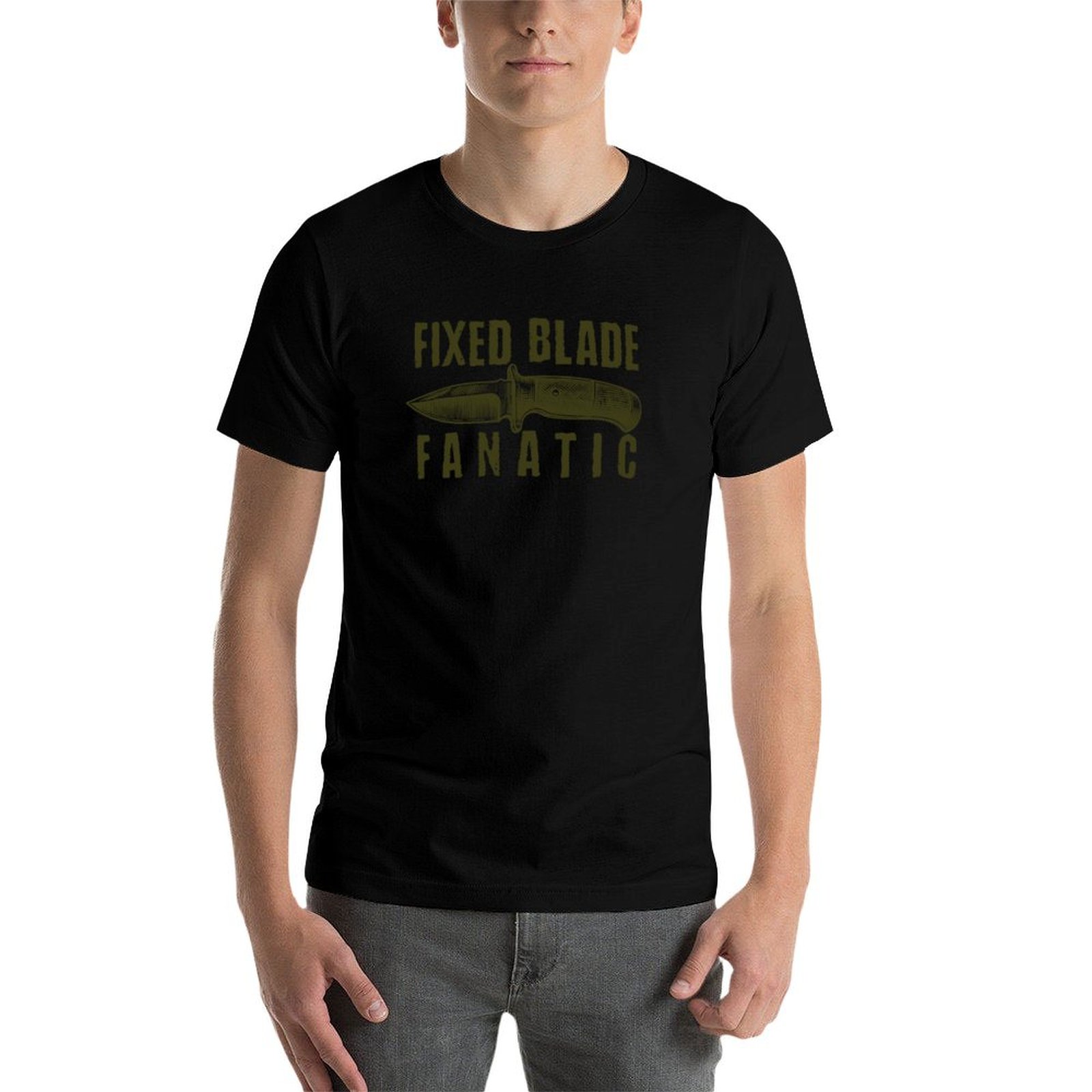 Camiseta Fixed Blade Fanatic - - Edc Carry For Men avaliação e preço