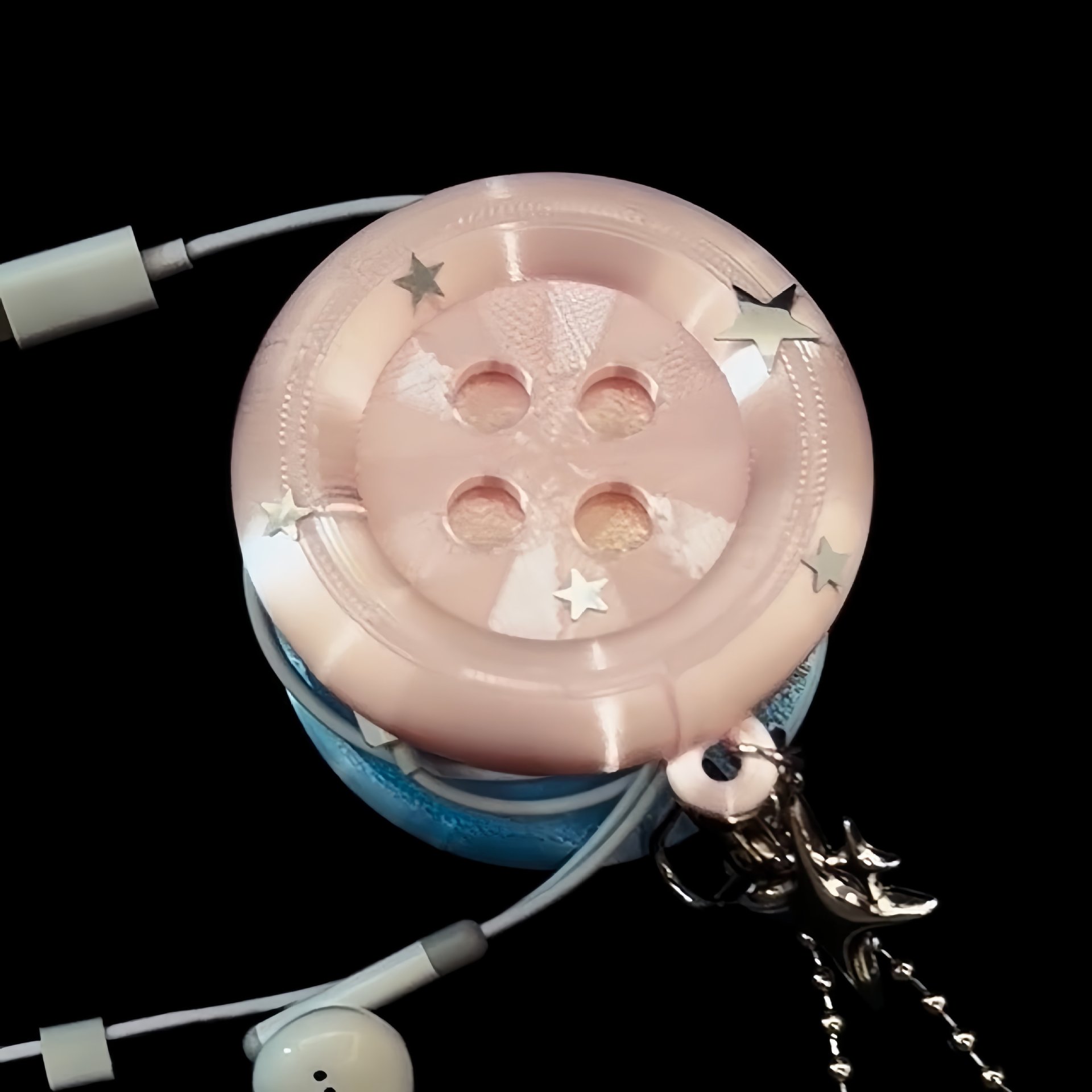 Chaveiro 3D Kawaii Redondo em  - Cable Winder Keychain avaliação e preço
