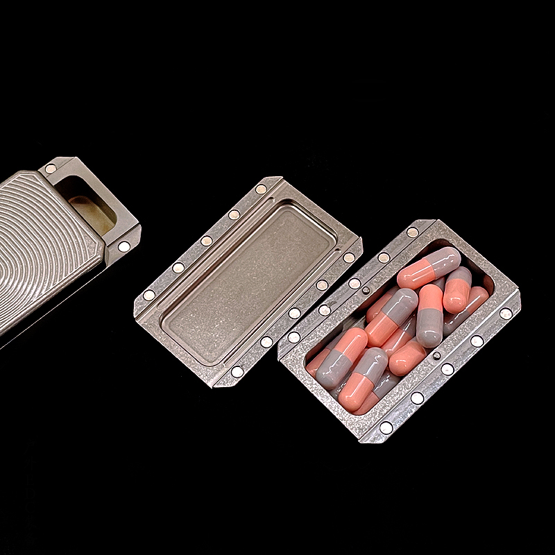 Novo tc4 titanium medicine pil - Edc Pill Carry avaliação e preço