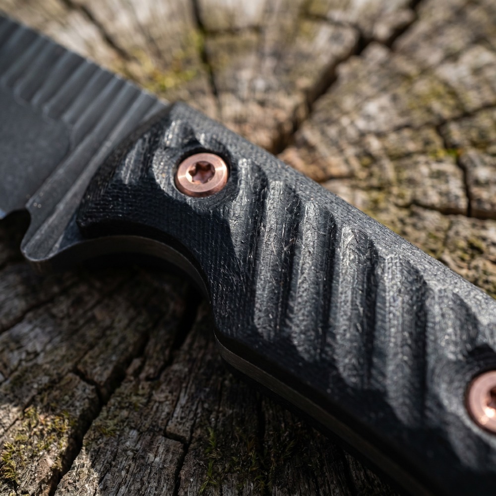 Faca Bushcraft Full Tang com L - Edc Carry Fixed Blade Knife avaliação e preço