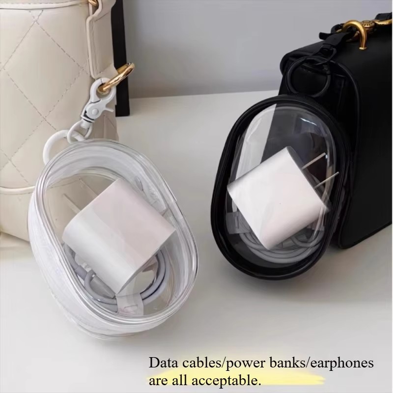 Bolsa de Armazenamento Transpa - Cable Winder Keychain avaliação e preço