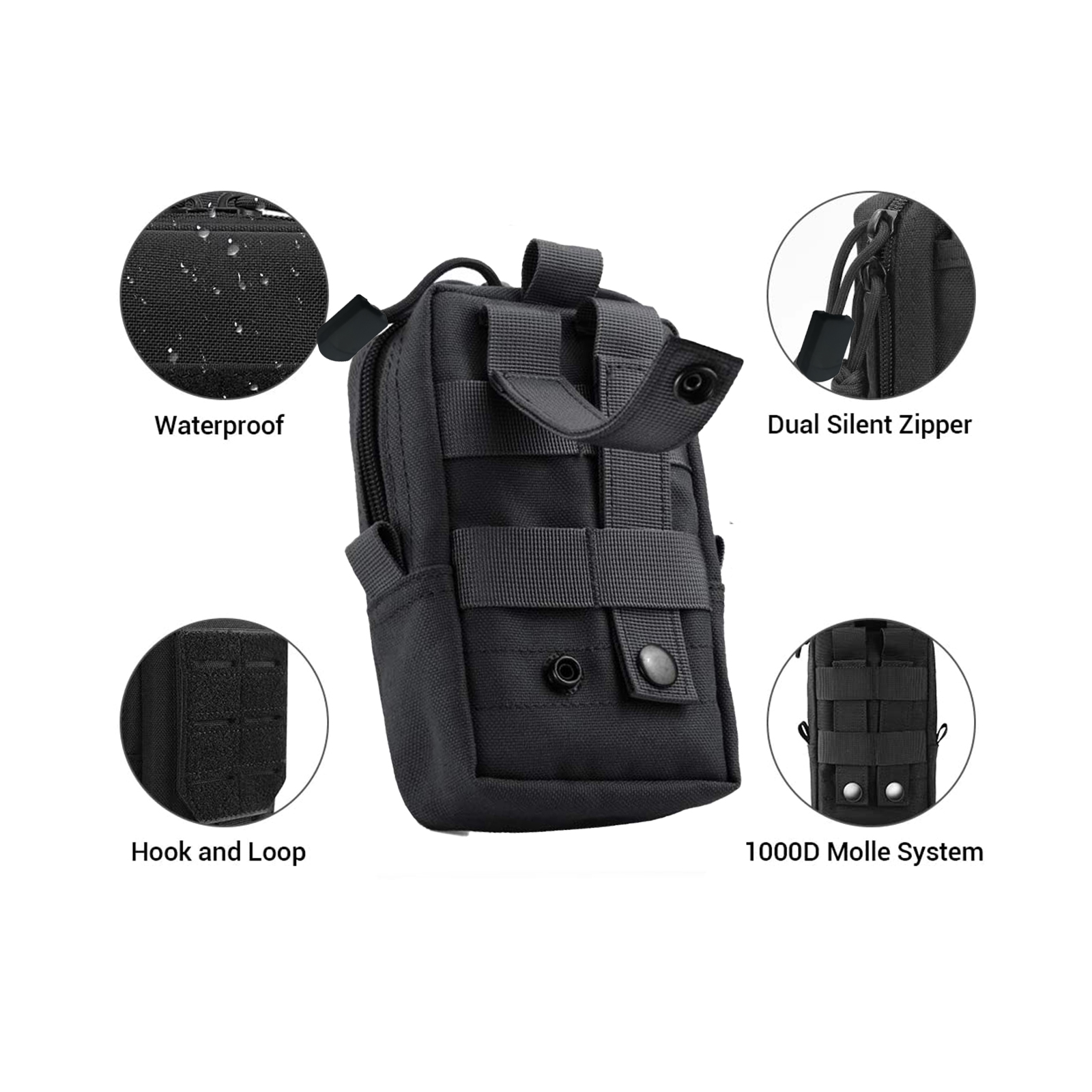 Molle tático bolsa cintura sac - Edc Carry Bag avaliação e preço