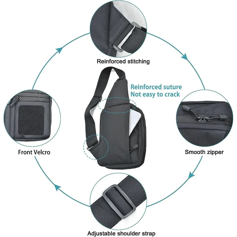 Bolsa Tática de Ombro para Por - Edc Concealed Carry Backpack avaliação e preço