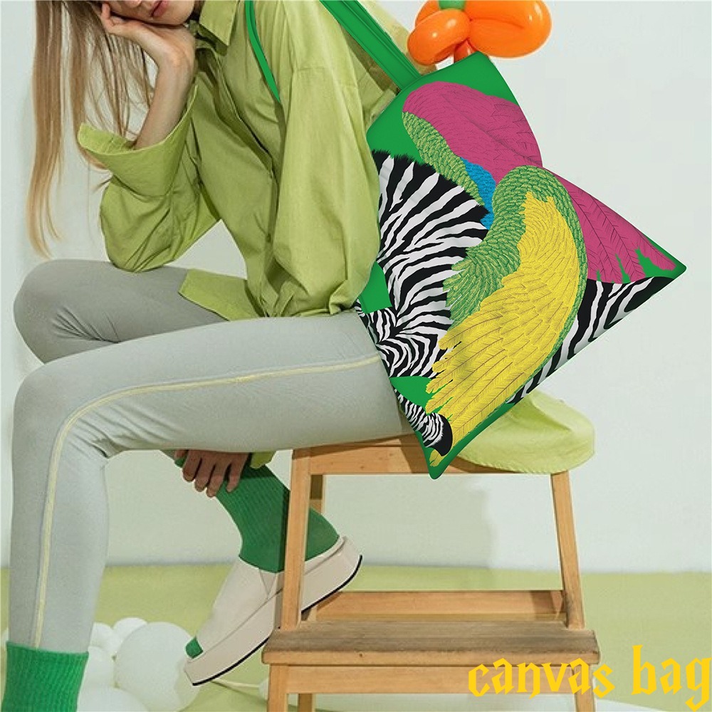 Moda multi-cor bolsa de lona f - Edc Carry Bag avaliação e preço