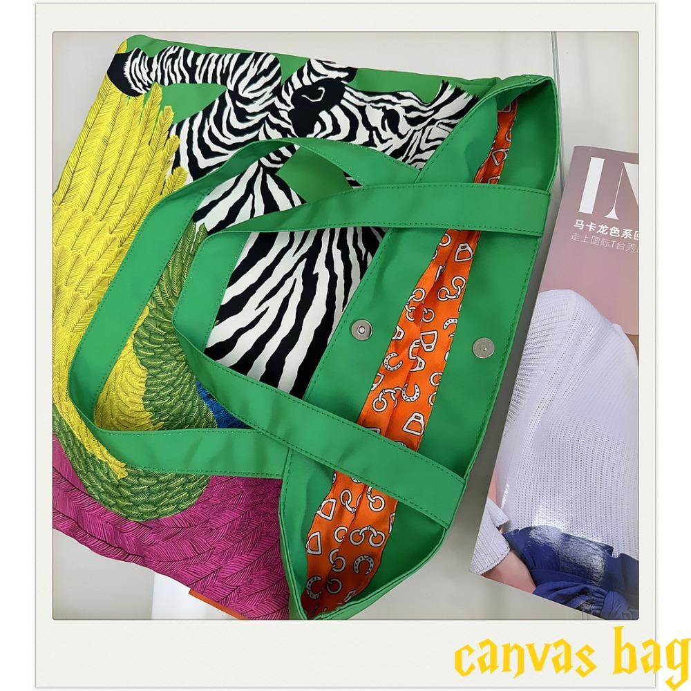 Moda multi-cor bolsa de lona f - Edc Carry Bag avaliação e preço
