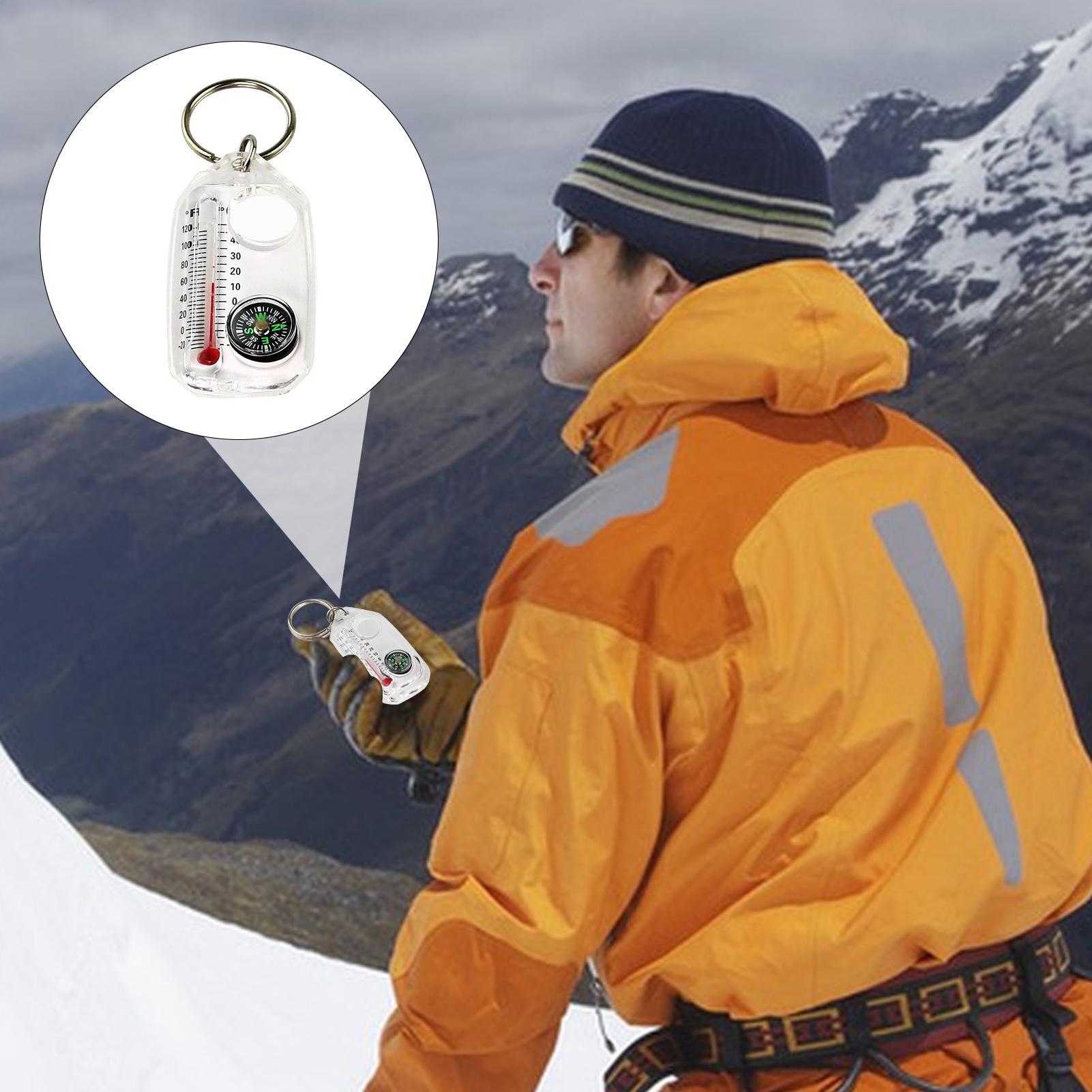 Bússola de Sobrevivência 3 em  - Compass Keychain Mini avaliação e preço