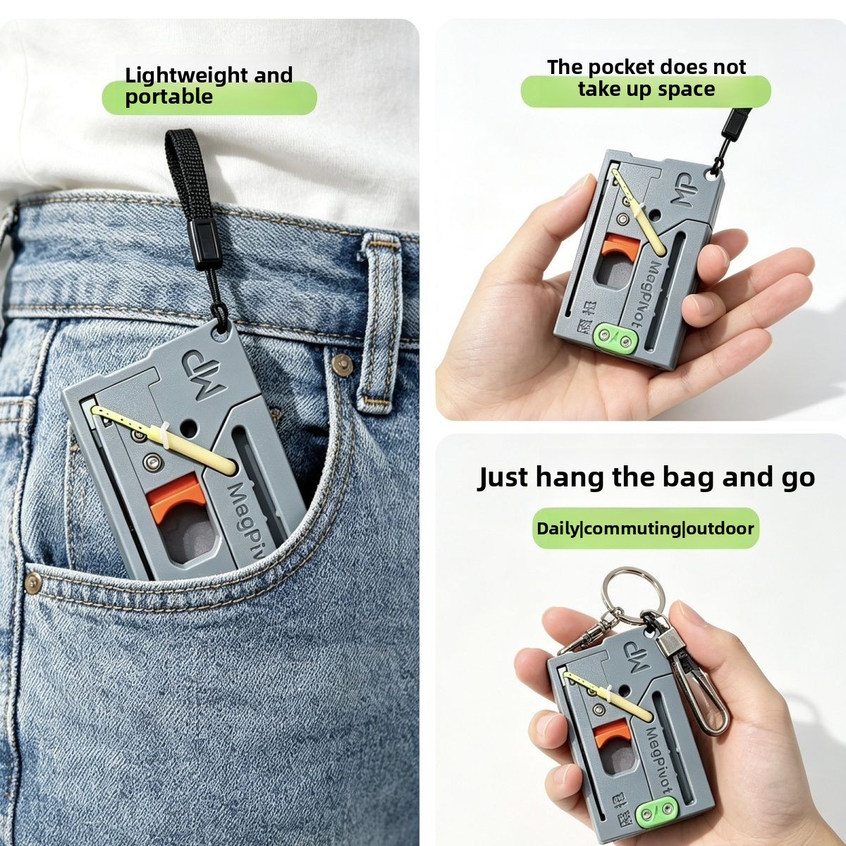 MagaPivot Card Slingshot Portá - Edc Carry Card avaliação e preço