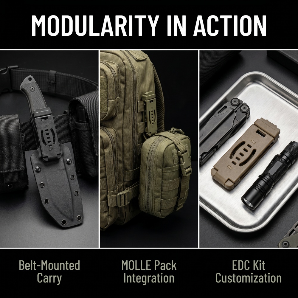 Clipe de Cinto MOLLE DIY para  - Edc Carry Accessories avaliação e preço