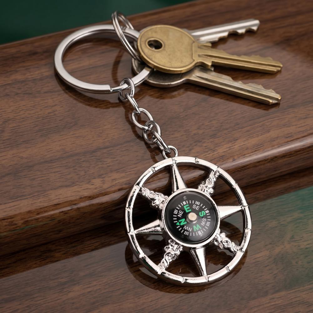 Mini Bússola Chaveiro de Liga  - Compass Keychain Mini avaliação e preço