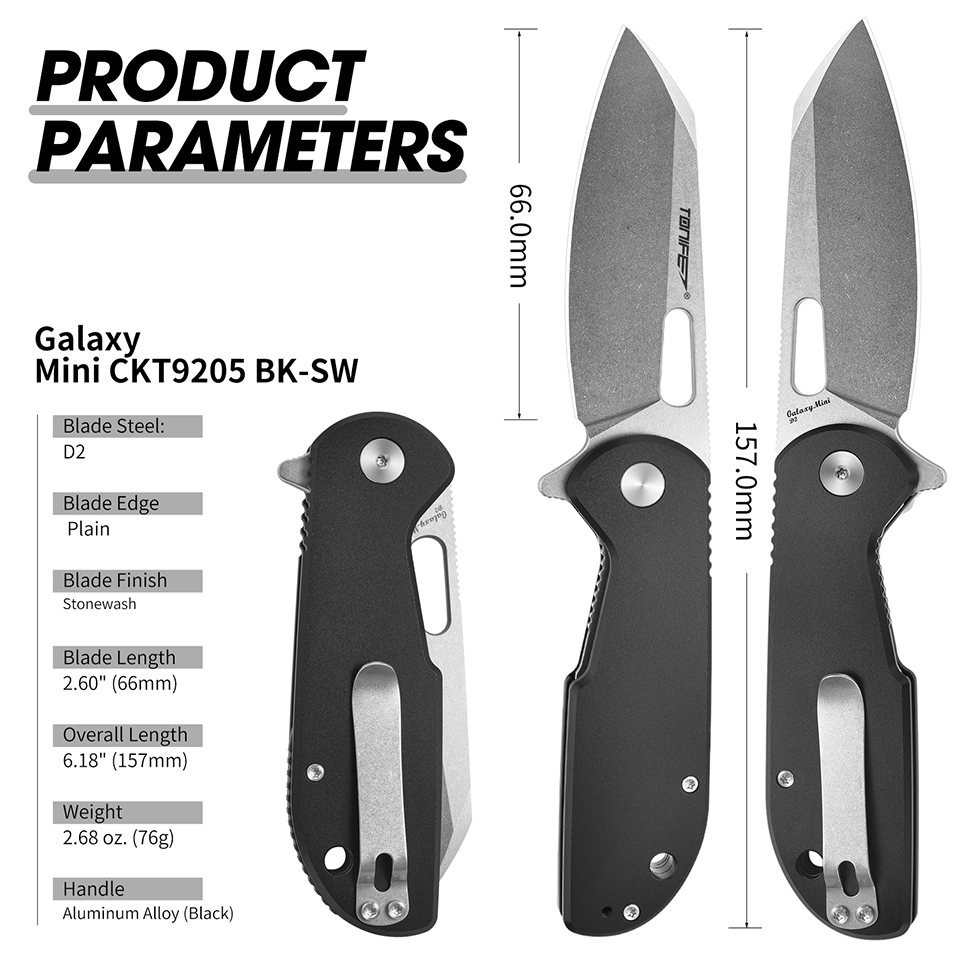 Faca dobrável TONIFE Galaxy Mi - Edc Carry Pocket Knife avaliação e preço