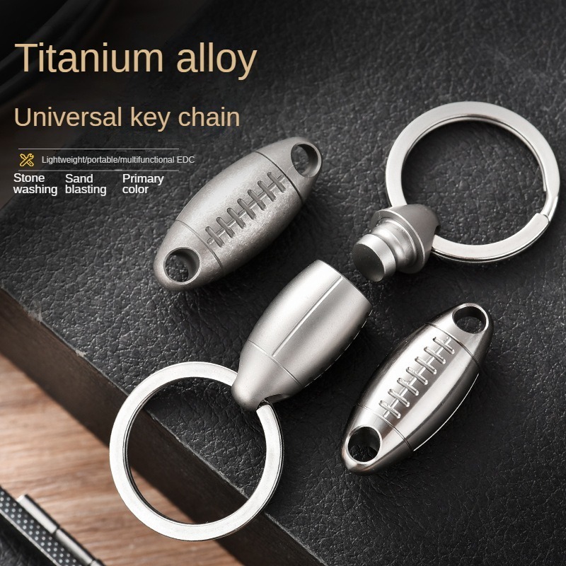 Chaveiro em Forma de Rugby de  - Edc Carry Accessories avaliação e preço