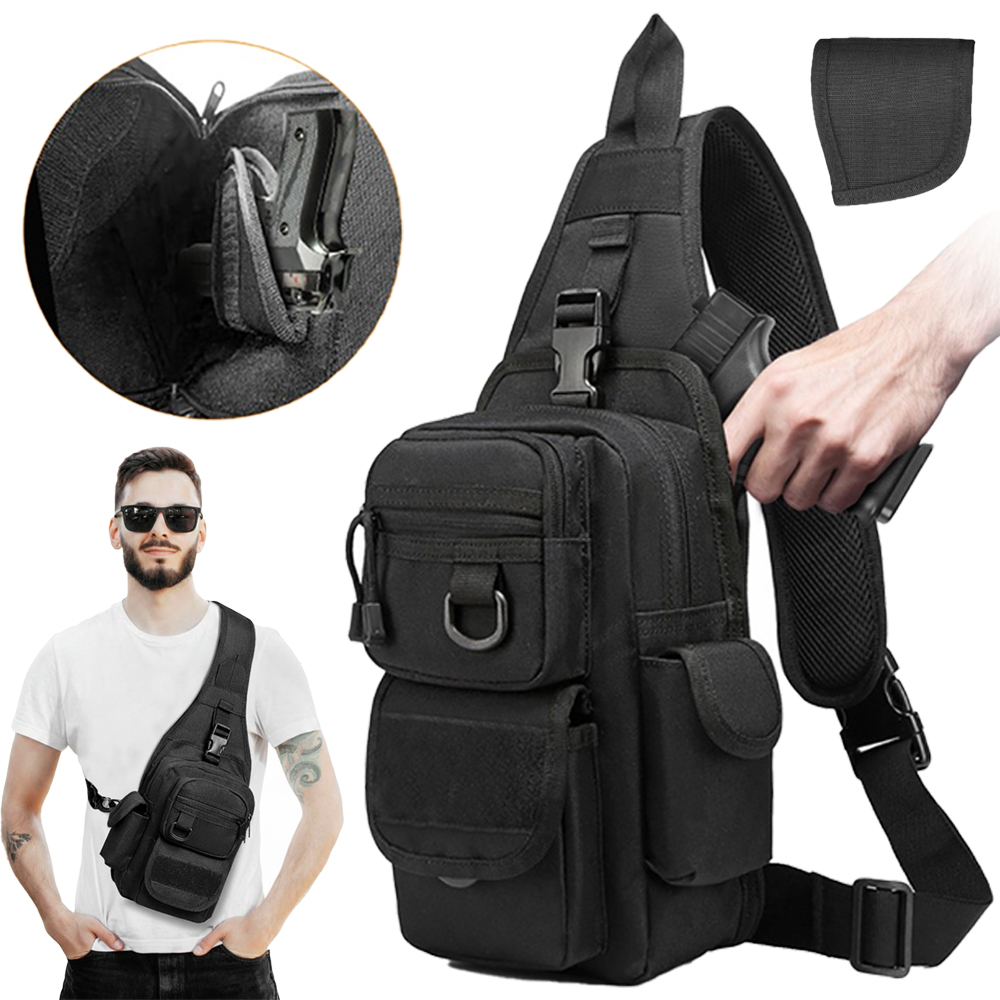 Bolsa Tática para Pistola, Bol - Edc Concealed Carry Sling Bag avaliação e preço