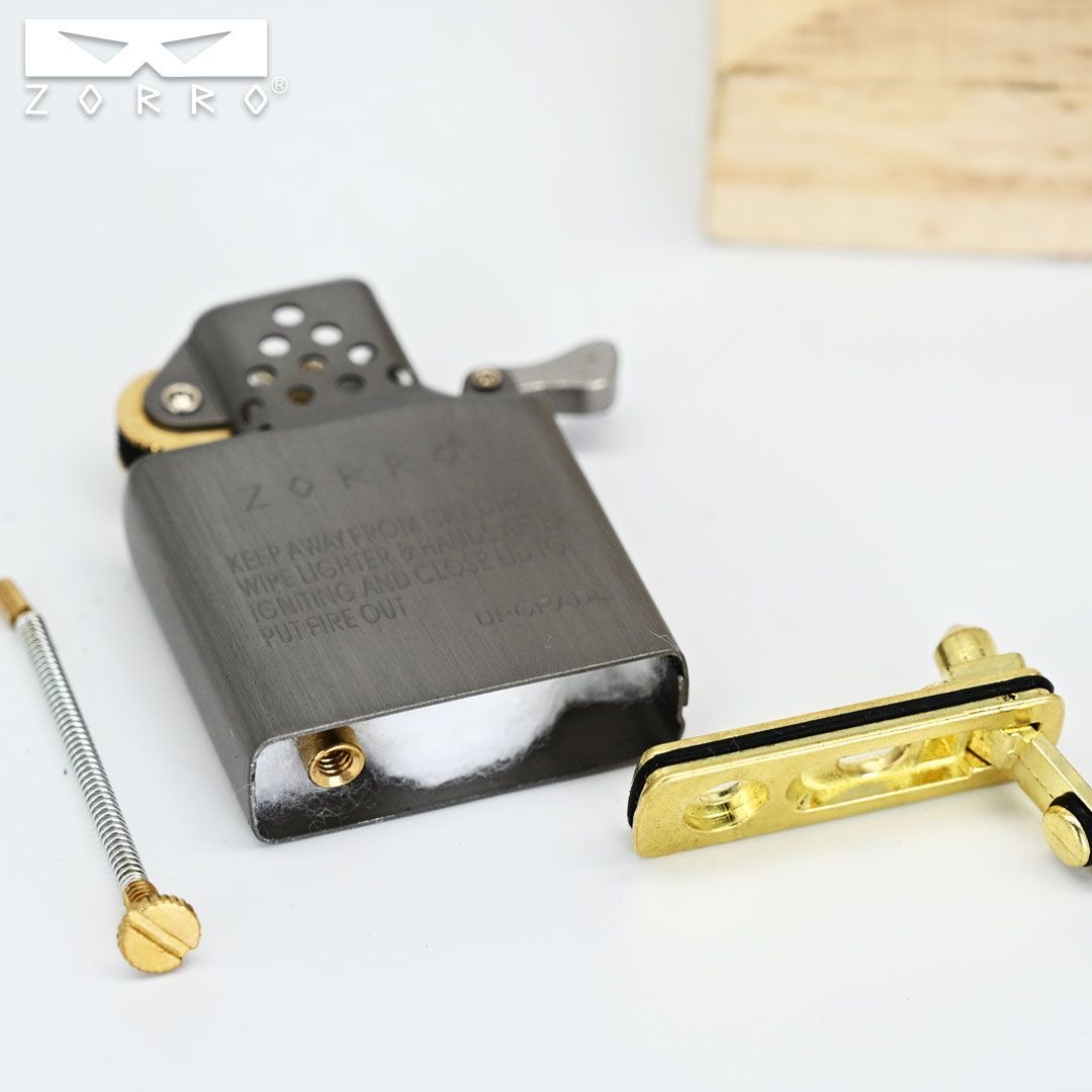 Zorro inserção de titânio à pr - Lighter Insert Zippo avaliação e preço