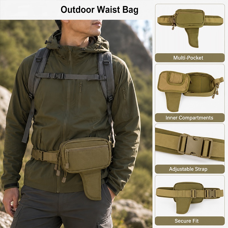 Bolsa de Cintura Multifunciona - Edc Carry For Men avaliação e preço